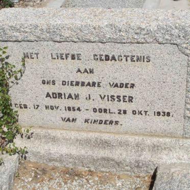VISSER Adrian J. 1854-1938