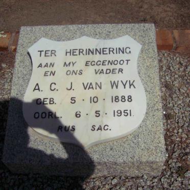 WYK A.C.J., van 1888-1951