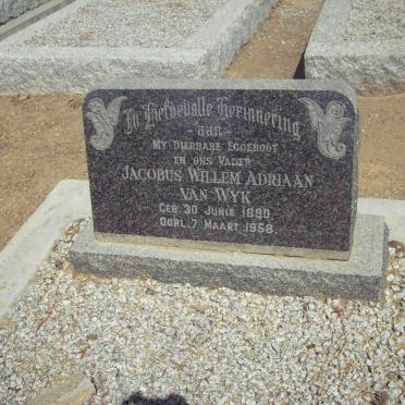 WYK Jacobus Willem Adriaan, van 1890-1958