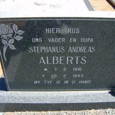 ALBERTS Stephanus Andreas 1916-1993