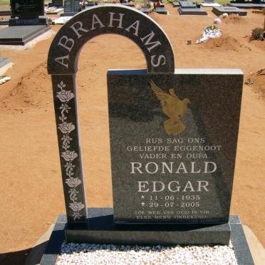 ABRAHAMS Ronald Edgar 1935-2005