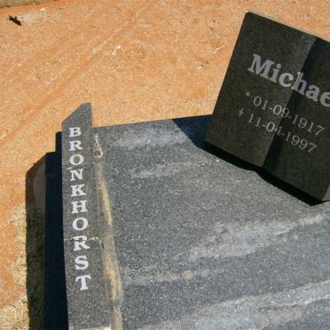 BRONKHORST Michael 1917-1997
