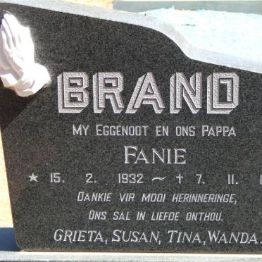 BRAND Fanie 1932-1978
