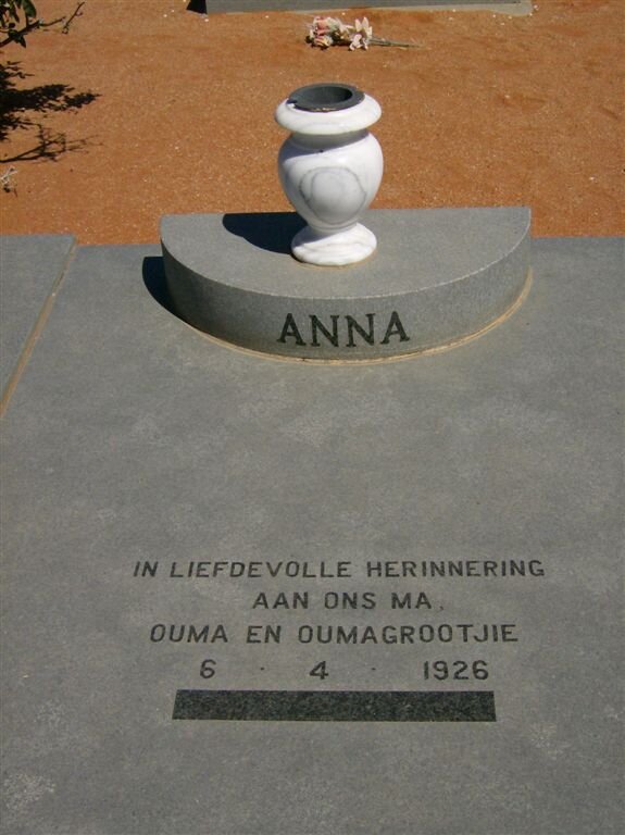 BADENHORST Anna 1926-