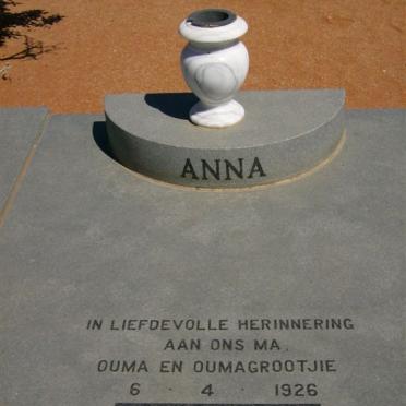 BADENHORST Anna 1926-