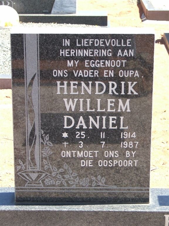 BOTES Hendrik Willem Daniel 1914-1987
