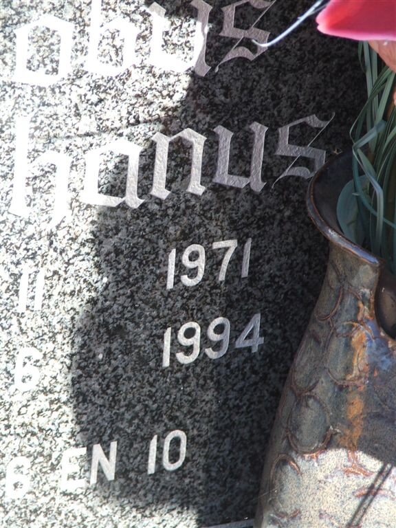 BURGER Jacobus Stephanus 1971-1994