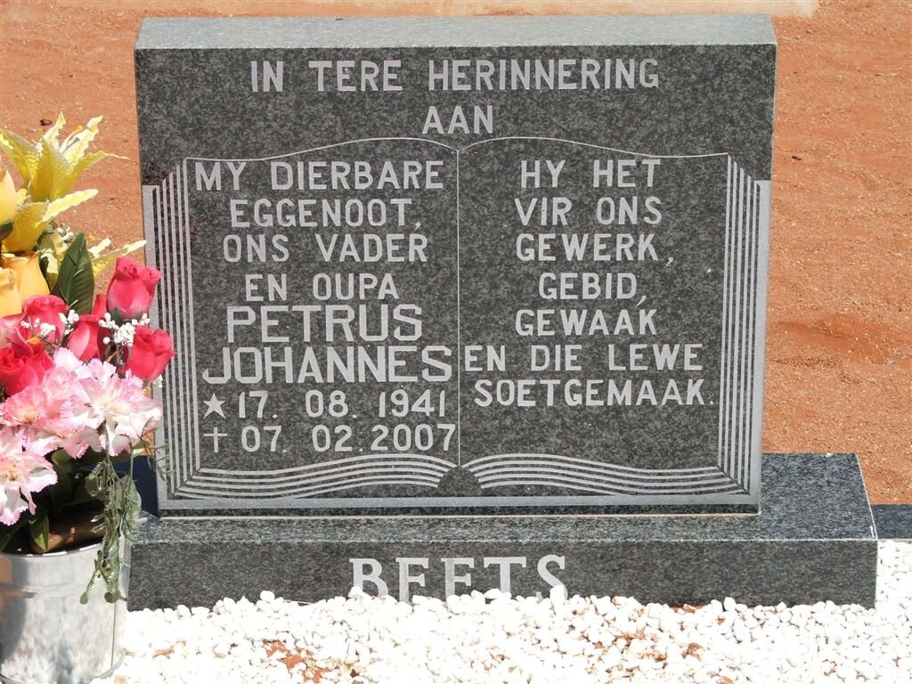 BEETS Petrus Johannes 1941-2007