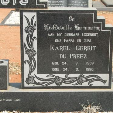 BONTHUYS Karel Gerrit du Preez 1909-1980