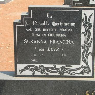 BONTHUYS Karel Gerrit du Preez 1909-1980 &amp; Susanna Francina LÖTZ 1910-