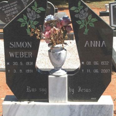 BEER Simon Weber 1931-1991 &amp; Anna 1932-2007