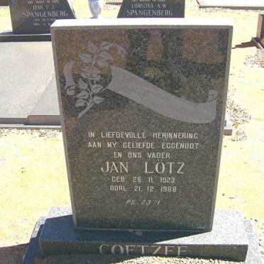 COETZEE Jan Lötz 1923-1988