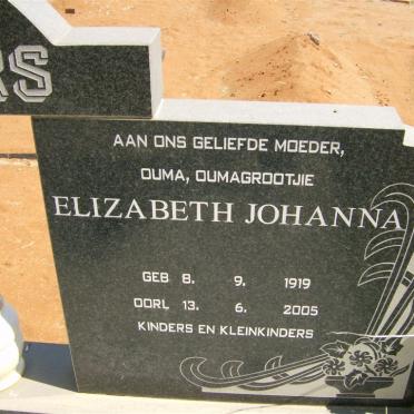 CILLIERS Johannes Jacobus 1919-1985 &amp; Elizabeth Johanna 1919-2005
