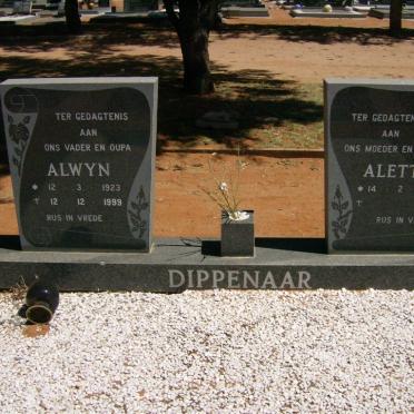 DIPPENAAR Alwyn 1923-1999 &amp; Aletta 1923-