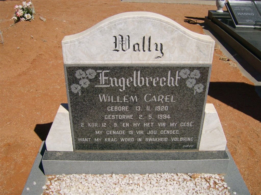 ENGELBRECHT Willem Carel 1920-1994