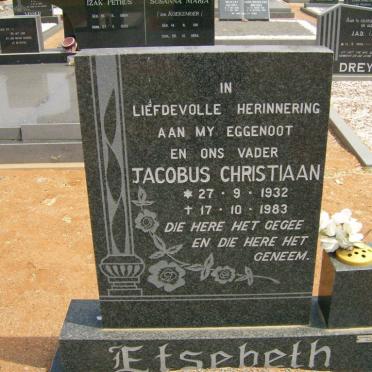 ETSEBETH Jacobus Christiaan 1932-1983