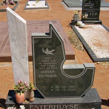 ESTERHUYSE Johan Hendrik 1951-2000