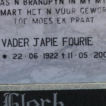 FOURIE Japie 1922-2006