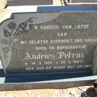 HEERDEN Andries Petrus, van 1914-1987