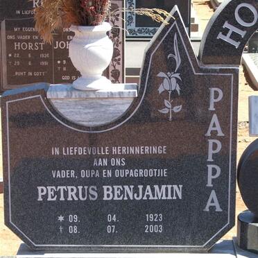 HOEPFNER Petrus Benjamin 1923-2003