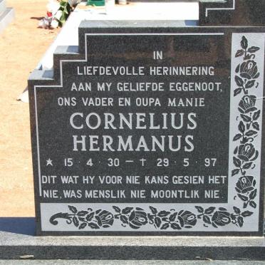 HUMAN Cornelius Hermanus 1930-1997