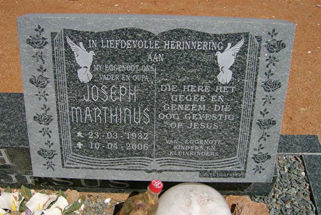 HATTINGH Joseph Marthinus 1932-2006