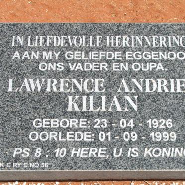 KILIAN Lawrence Andries 1926-1999