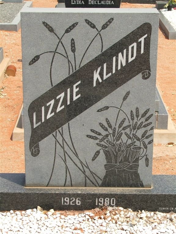 KLINDT Lizzie 1926-1980