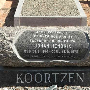 KOORTZEN Johan Hendrik 1914-1975