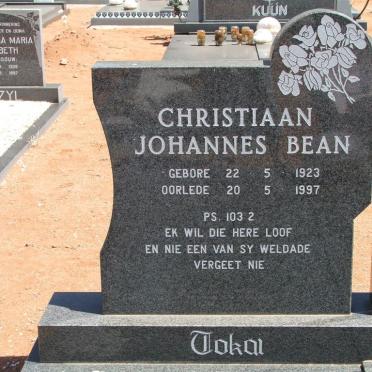 KLERK Christiaan Johannes Bean, de 1923-1997 &amp; Anna Sophia 1927-1998