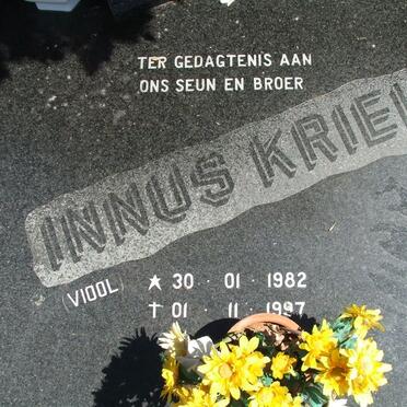 KRIEL Marthinus Christoffel Barnard 1982-1997