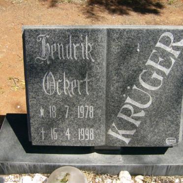 KRÜGER Hendrik Ockert 1978-1998