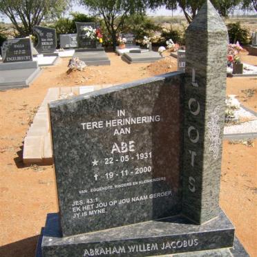 LOOTS Abraham Willem Jacobus 1931-2000