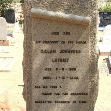 LOTRIET Gielam Johannes 1896-1949