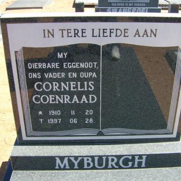 MYBURGH Cornelis Coenraad 1910-1997