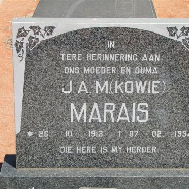 MARAIS J.A.M. 1913-1994