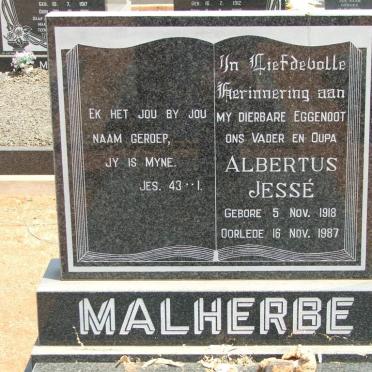 MALHERBE Albertus Jessé 1918-1987