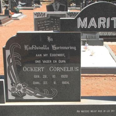 MARITZ Ockert Cornelius 1920-1984