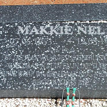 NEL Makkie 1953-1998