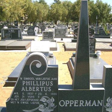 OPPERMAN Phillipus Albertus 1937-1986