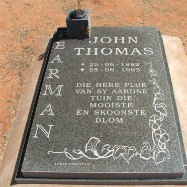 PEARMAN John Thomas 1992-1992