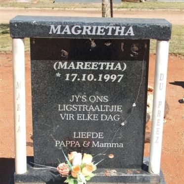 PREEZ Magrietha, du 1997-1997