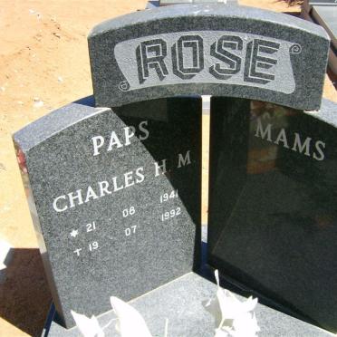 ROSE Charles H.M. 1941-1992