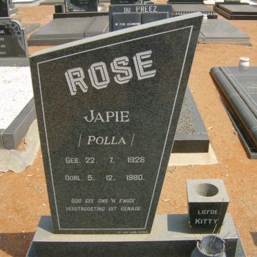 ROSE Japie 1928-1980