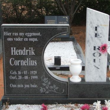 ROUX Hendrik Cornelius, le 1929-1999