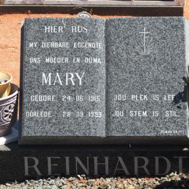 REINHARDT Petrus Johannes 1905-1987 &amp; Mary 1915-1993