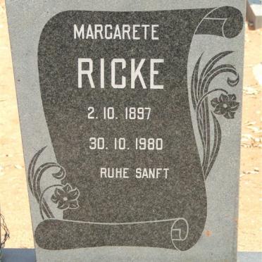 RICKE Margarete 1897-1980