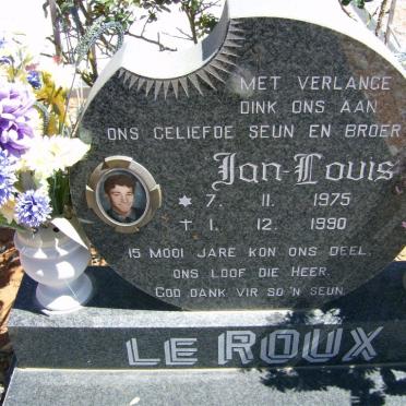 ROUX Jan-Louis, le 1975-1990