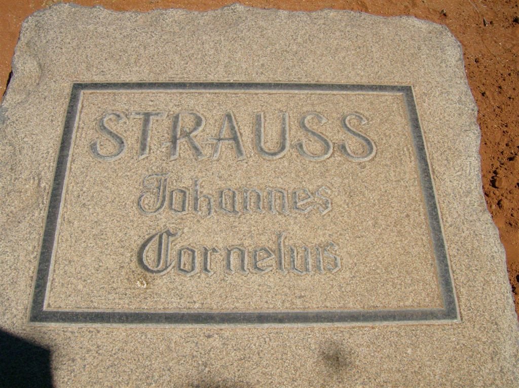 STRAUSS Johannes Cornelius 1909-1992