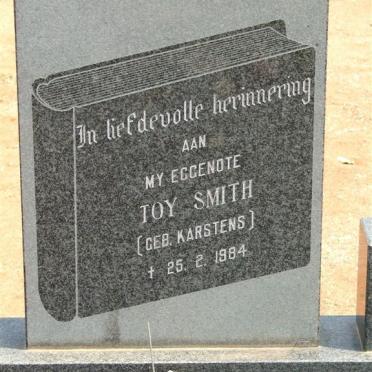 SMITH Toy nee KARSTENS  -1984